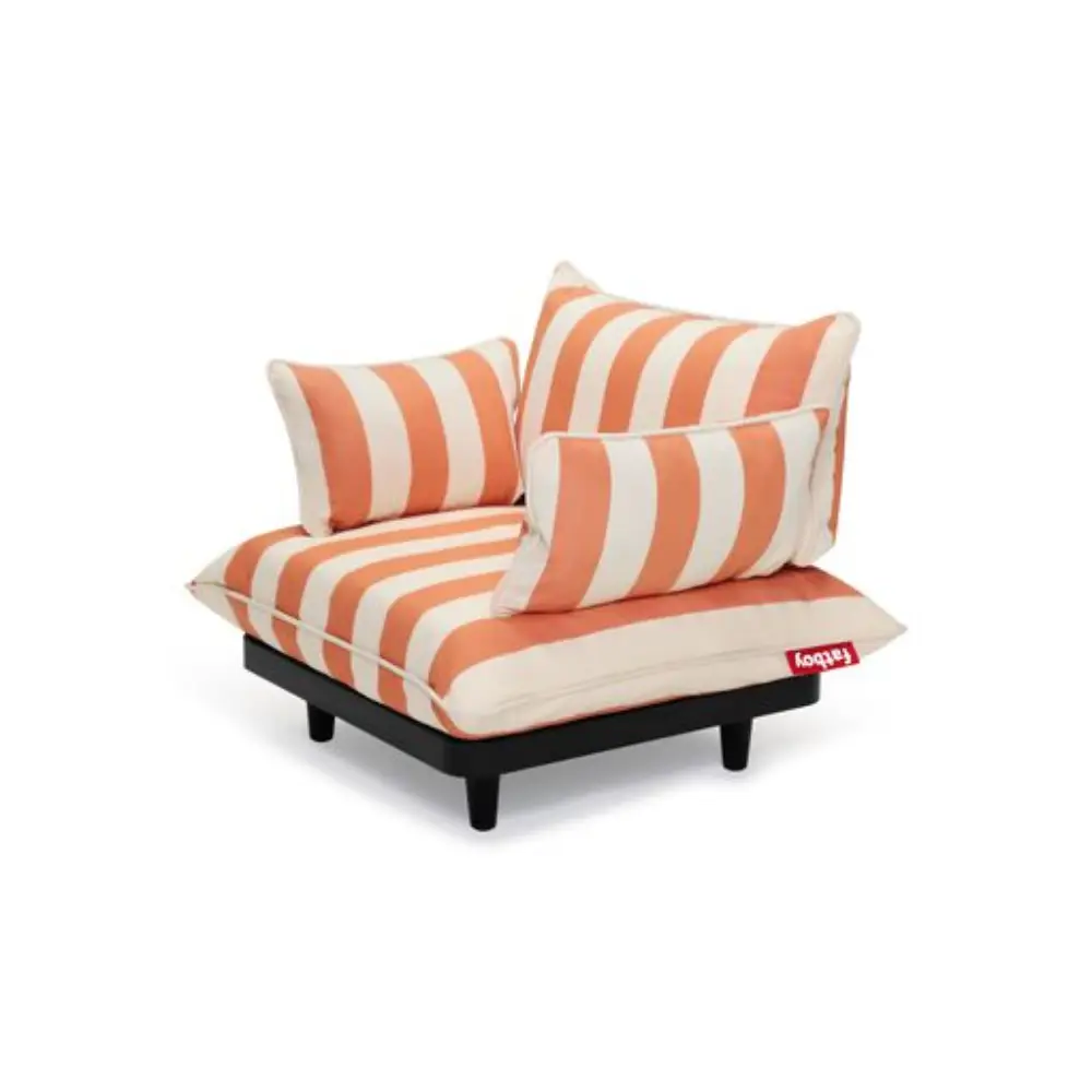 paletti armrest set stripe orange creme