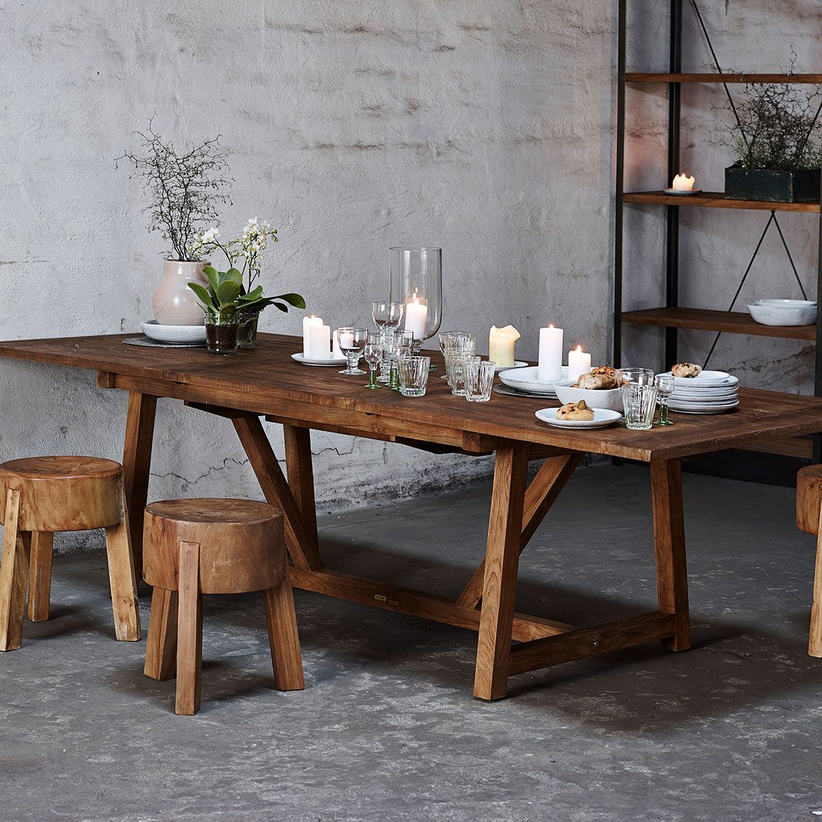 Lucas Dining Table 100x180 Cm Teak