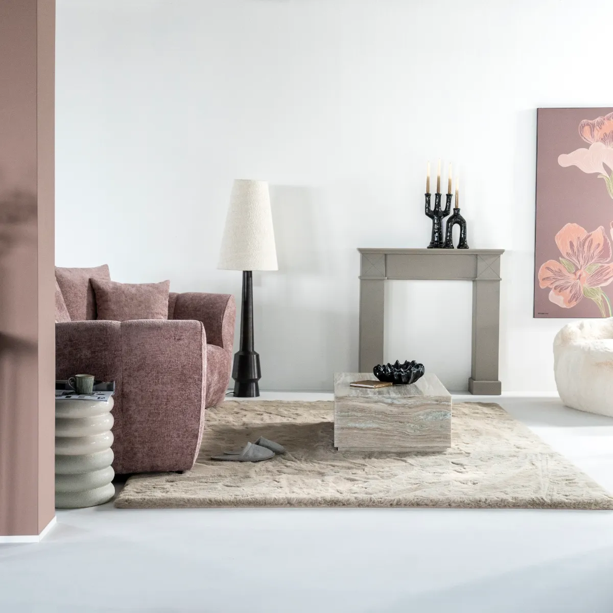 Rug Zena 200x290 beige
