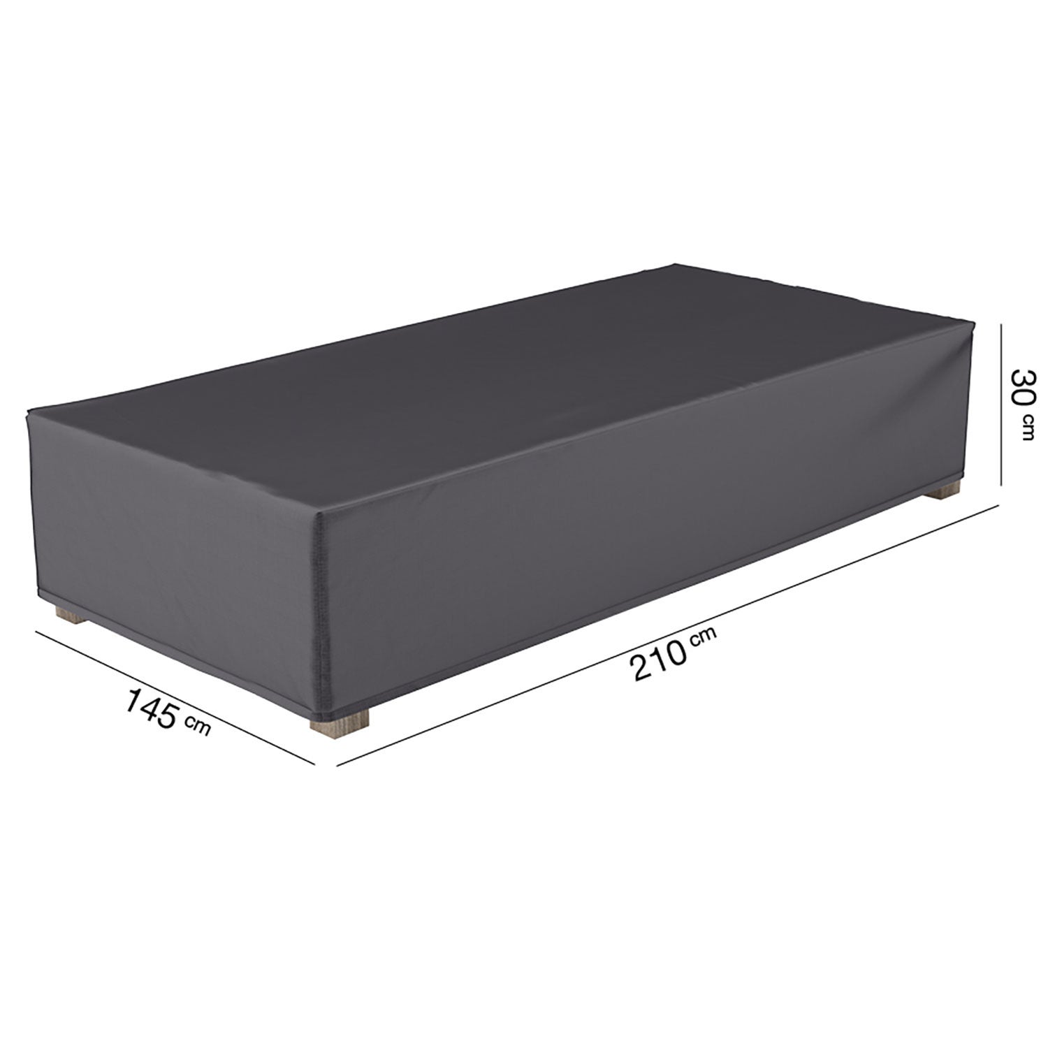 Furniture cover for sunbed 145x210 cm