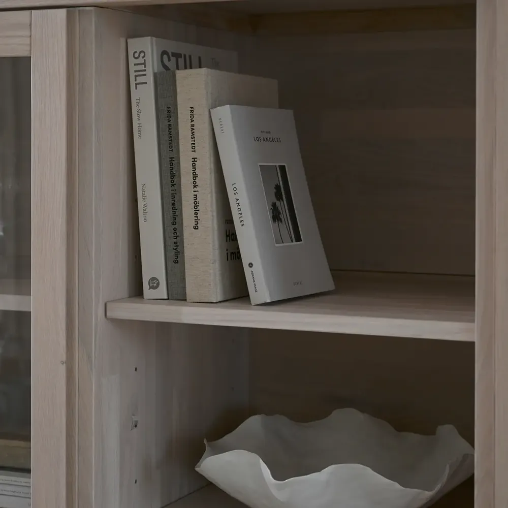 Brooklyn cabinet 130 cm white pigmented oak