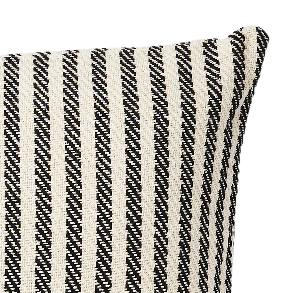 Anna cushion cover black/white