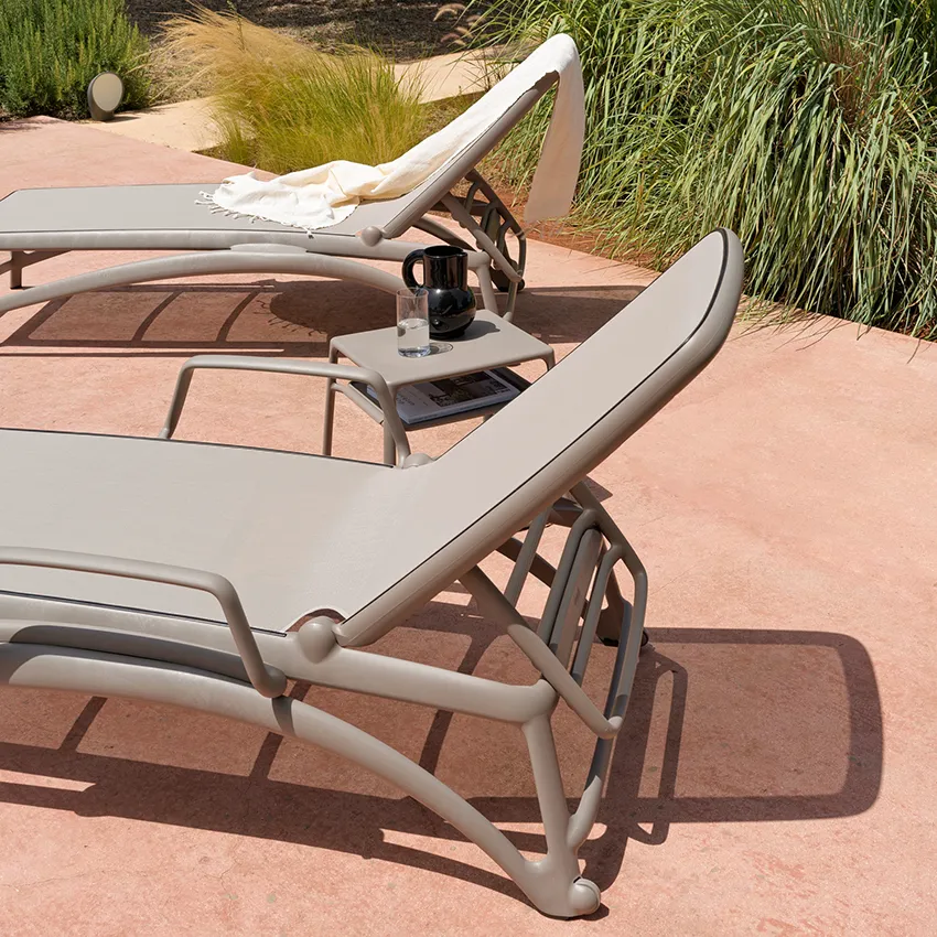 Atlantico sunbed Tortora-Tortora