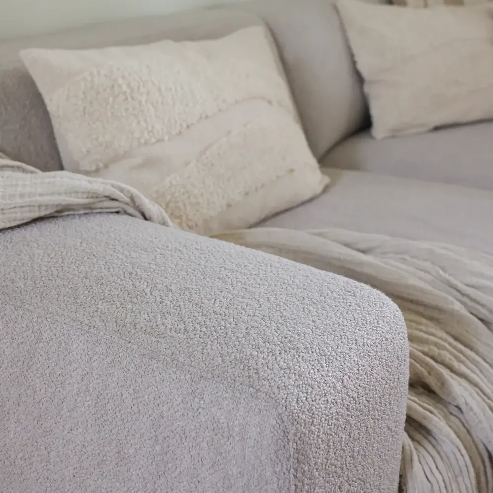 Willard sofa 3-seater fabric Alice light beige