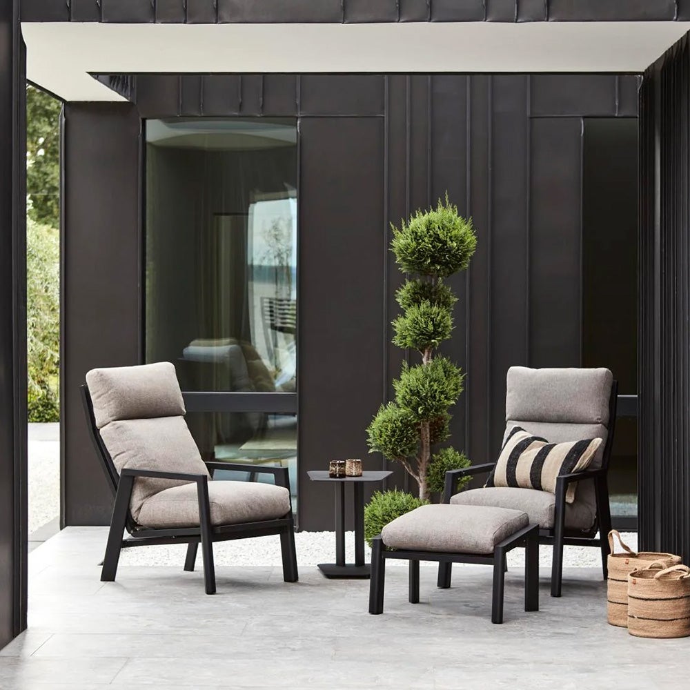 Slide side table 50x45- black