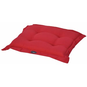 Canyon seat cushion thick 42x45 cm structured dralon Red