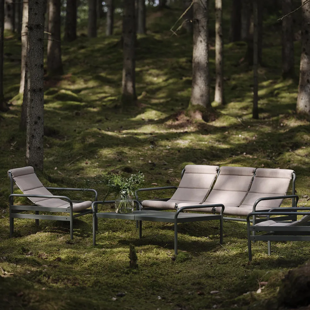 Sling armchair Anthracite/Barley