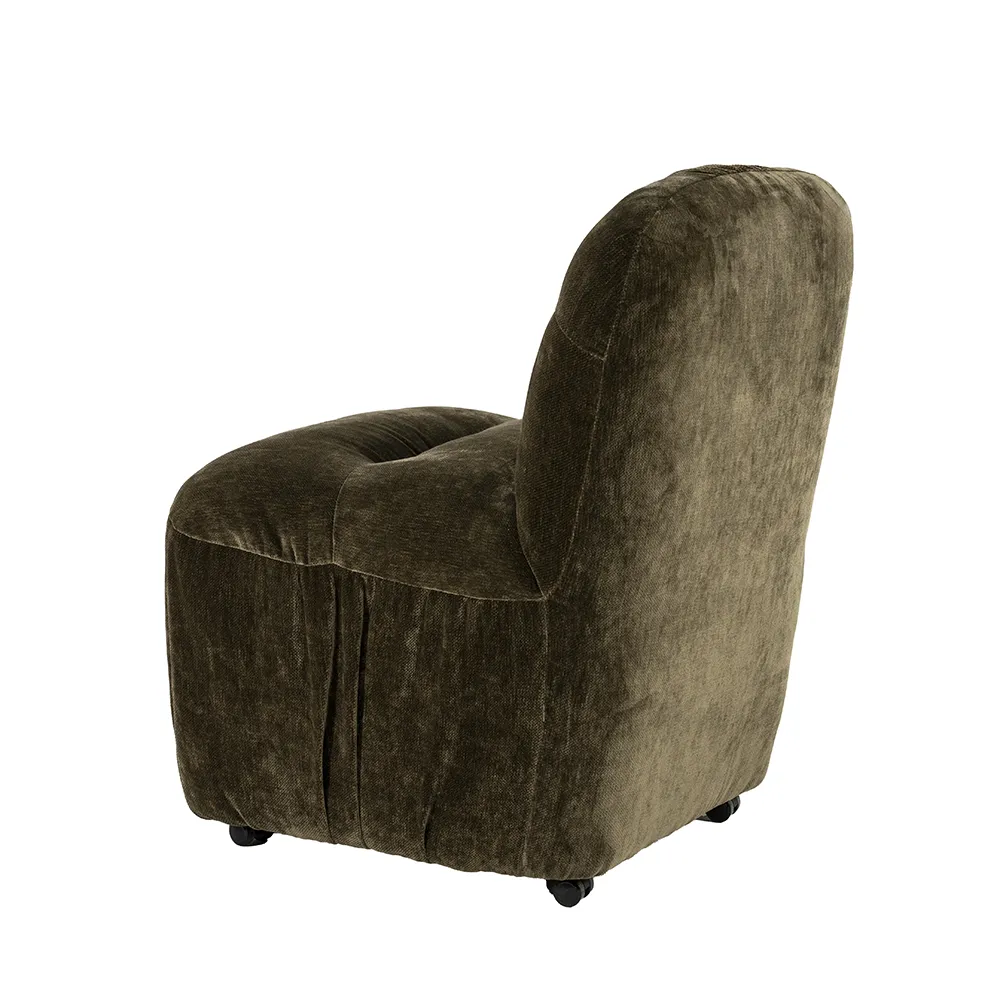 Upholstered chair Nido Green