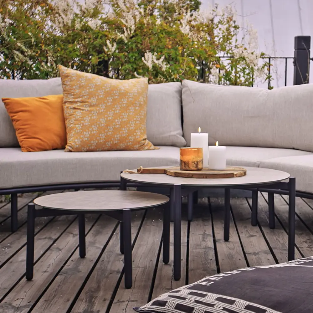 Solnäs Sofa Set Black