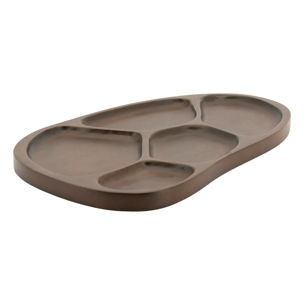 Ushi 50x30x2,5 cm Mango Wood dark brown