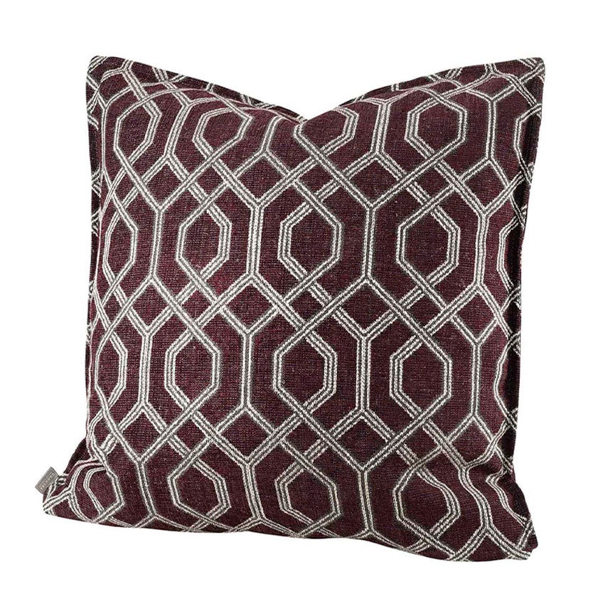 Prese Aubergine Cushion Cover Frame 60X40