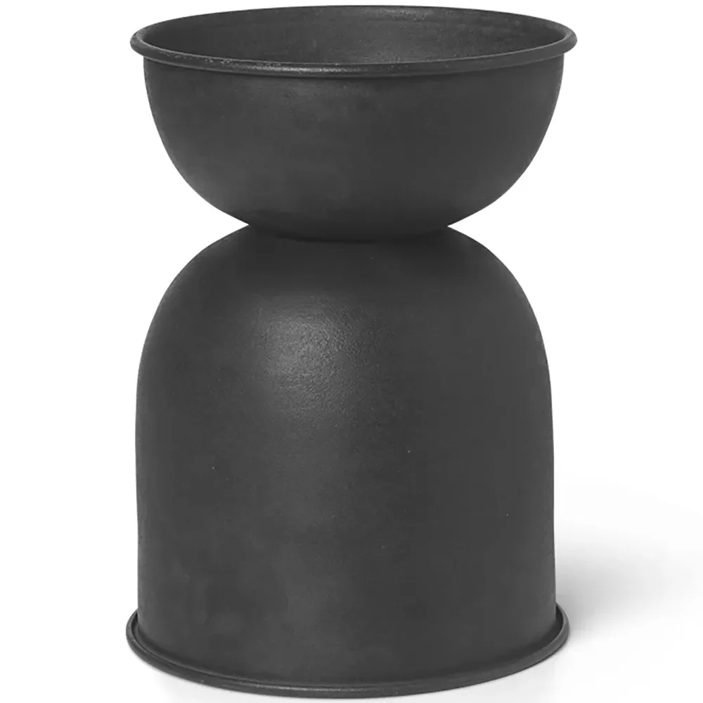 Hourglass Pot Extra Small Black