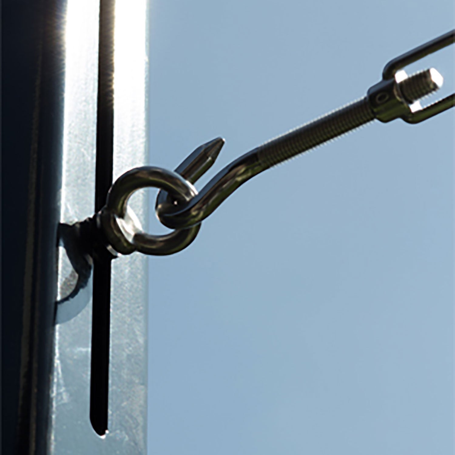 Pile with flex eye 0,07x0,07x250cm anthracite 