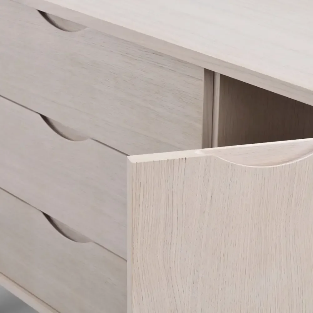 Filippa sideboard 122x40 cm white pigmented oak