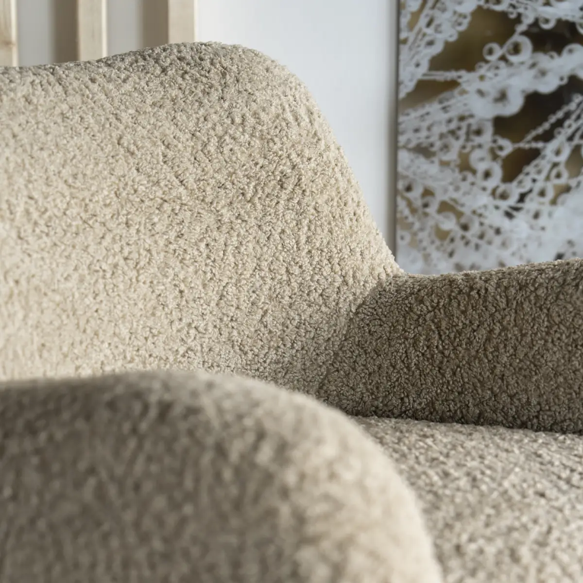 Shaun Armchair - taupe Sheep