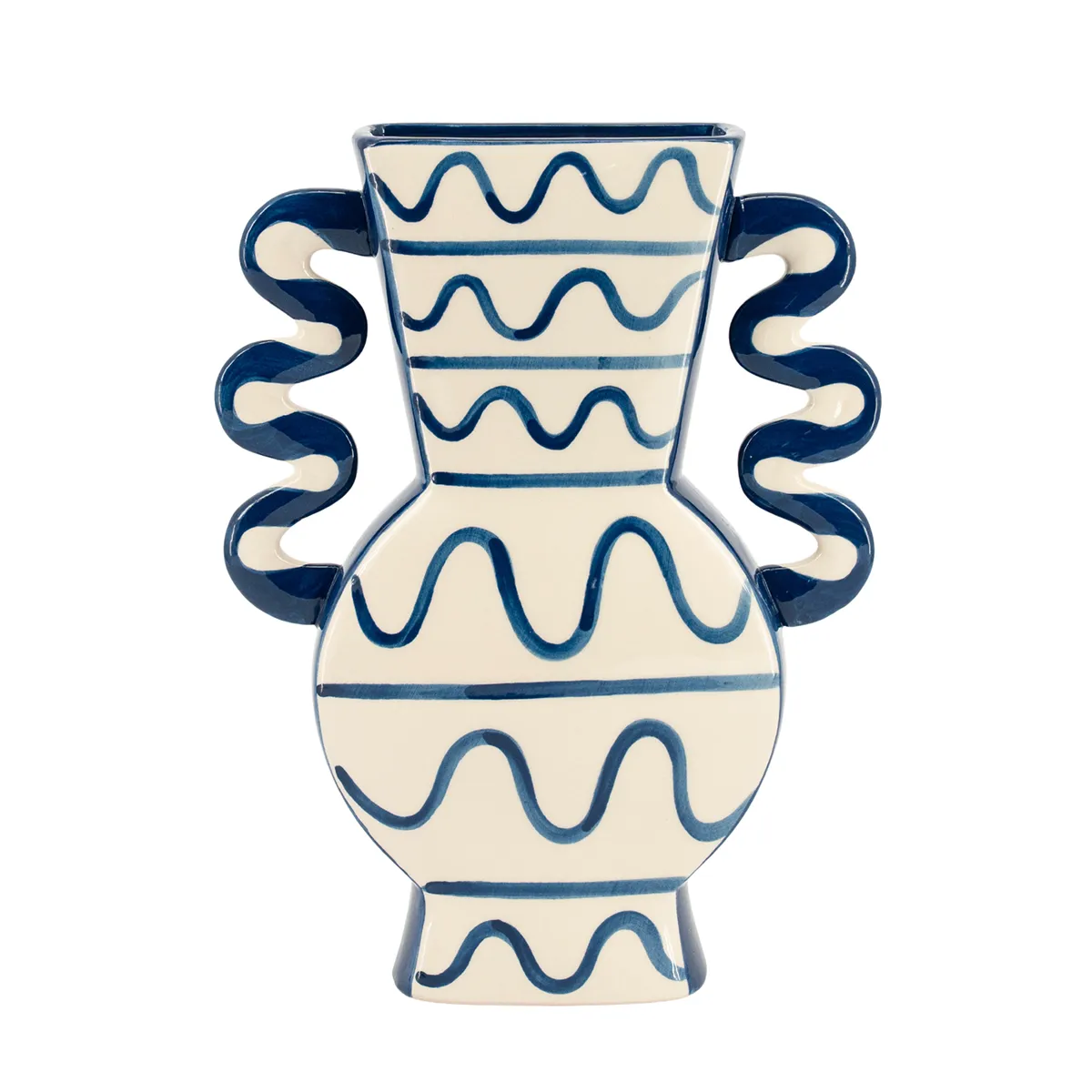 Decorative Vase Blu 2 H32 cm