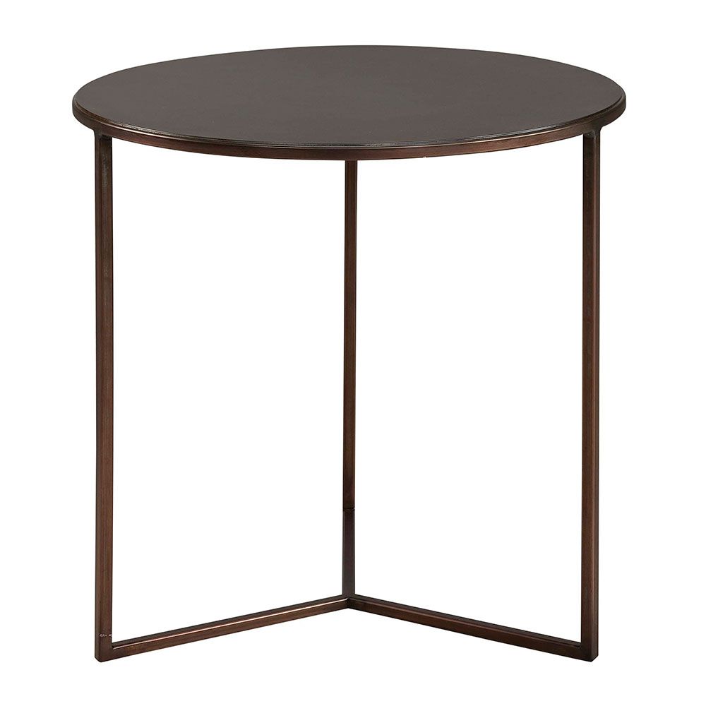 Coffee table Cedes Bronze Ø40 Cm