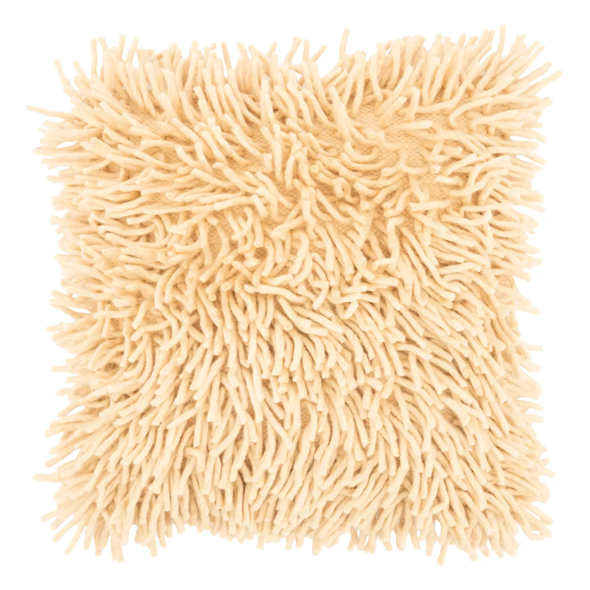 Decorative Cushion in Cotton Moppy Beige 50x50 cm