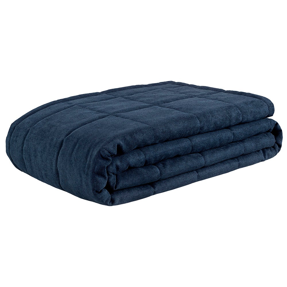 MEGHAN  bedspread - W 160 x L 260 cm-Blue