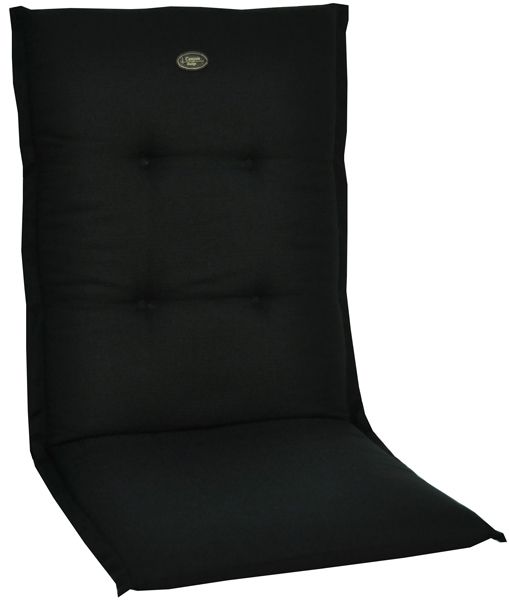 Canyon Teak Chair Cushion Low Black Texture