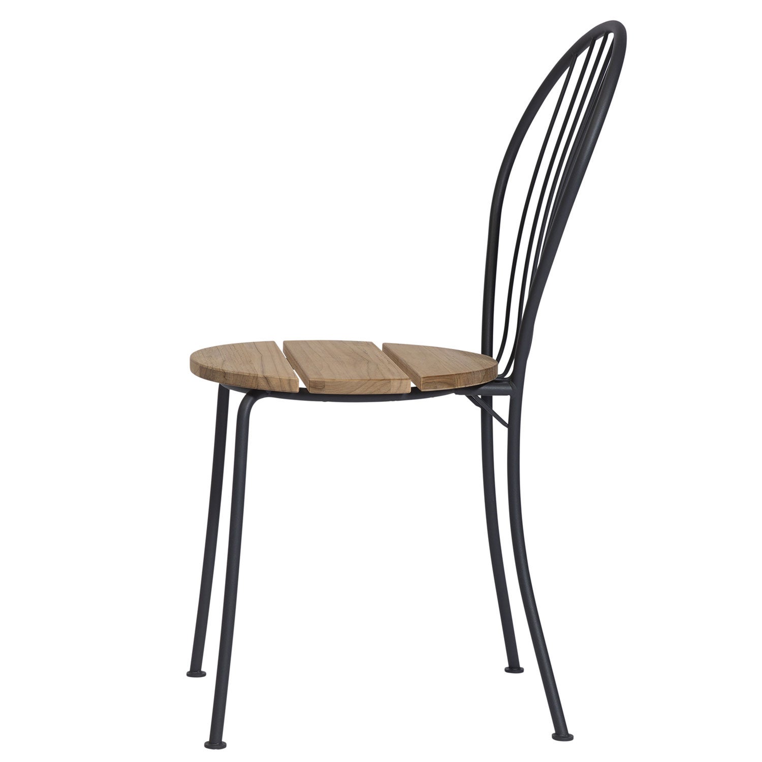 Akleja chair teak/grey Grythyttan