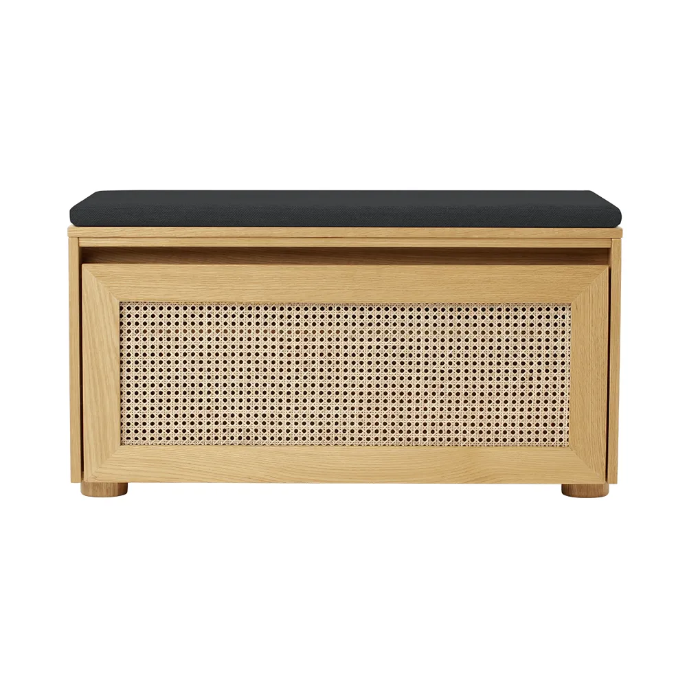 Storage Bench Hideaway Cane – Shadow