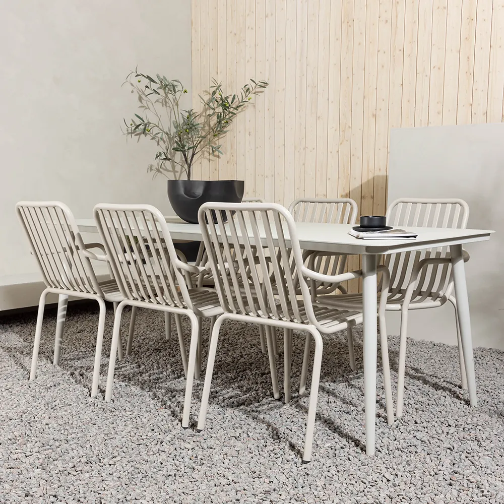 Lina Dining table 90x200 cm Beige