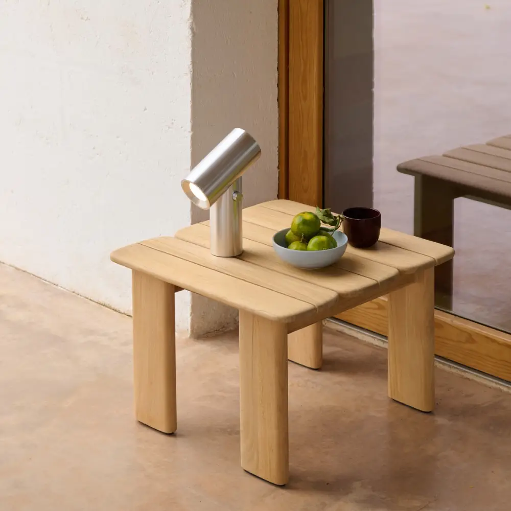 Coffee Table Teak 55x55 Assemble