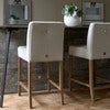 Cape Breton bar stool Linen flax