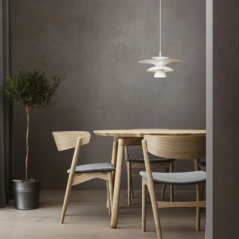 Picasso pendant 380 mm Matt white