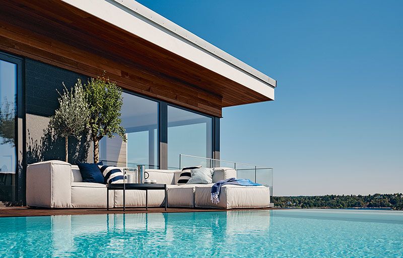 Asker Corner piece Light grey