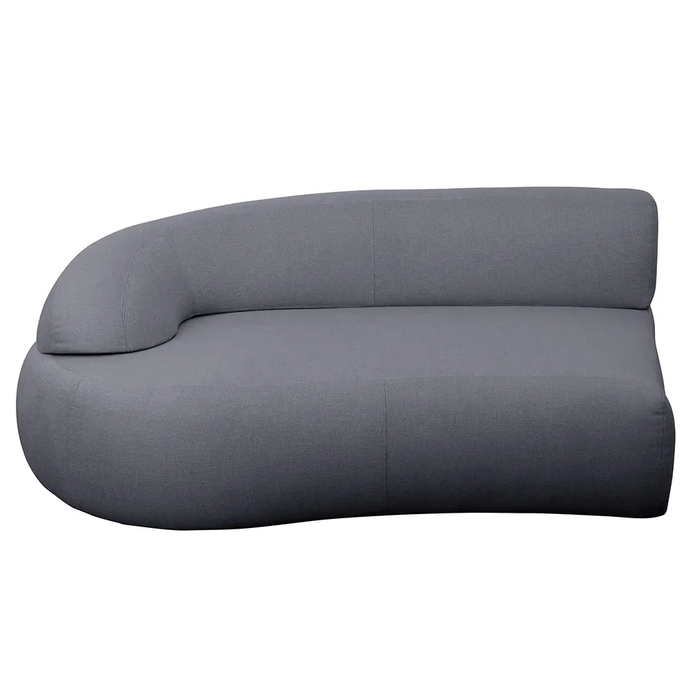 Mellow sofa module right w/long back Grey