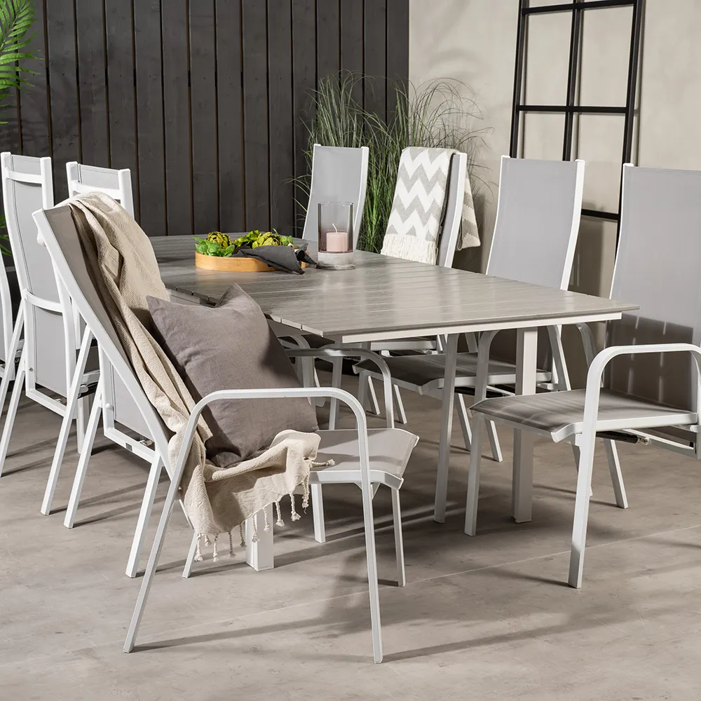 Copacabana Positioning Chair White/Grey 2-pack