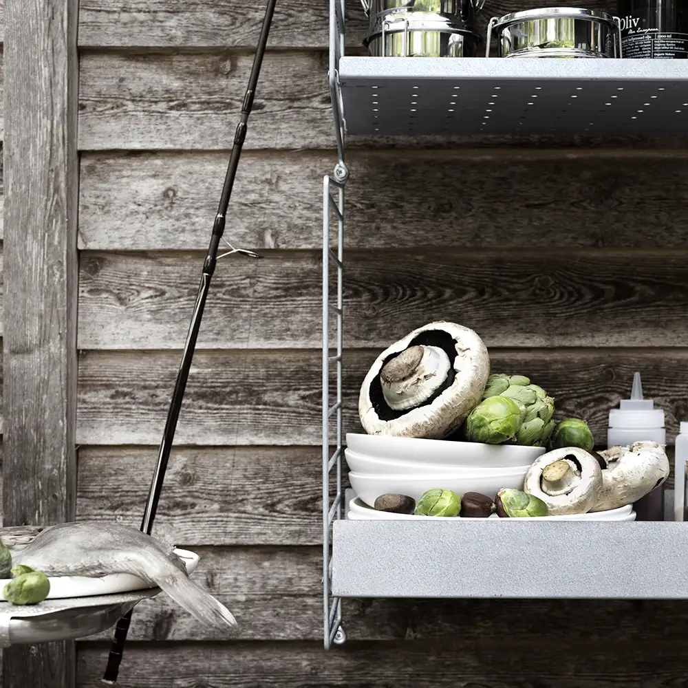 Wall panel 50x30 cm Galvanised