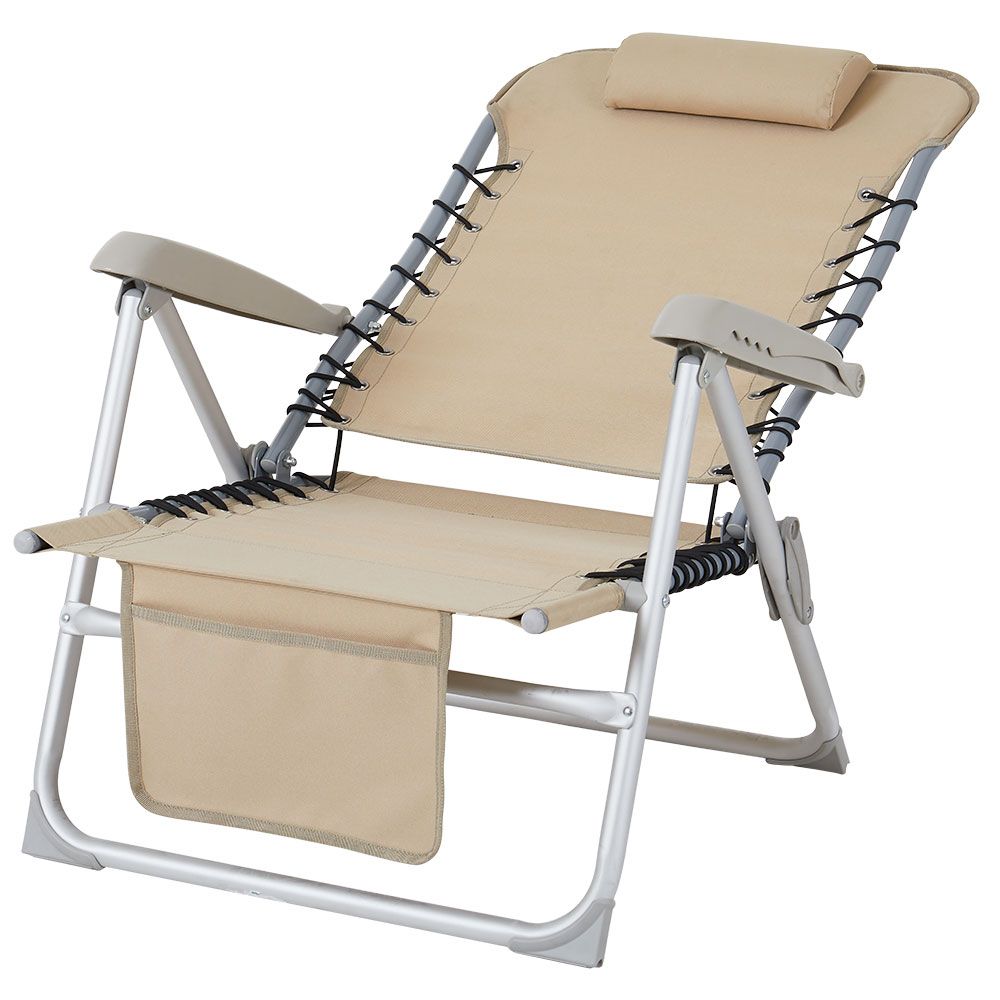 Ulrika beach chair silver/sand