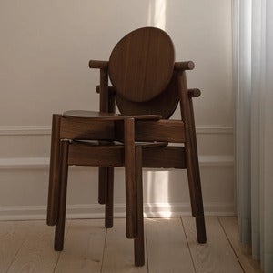 Dining Chair in Walnut Heiko