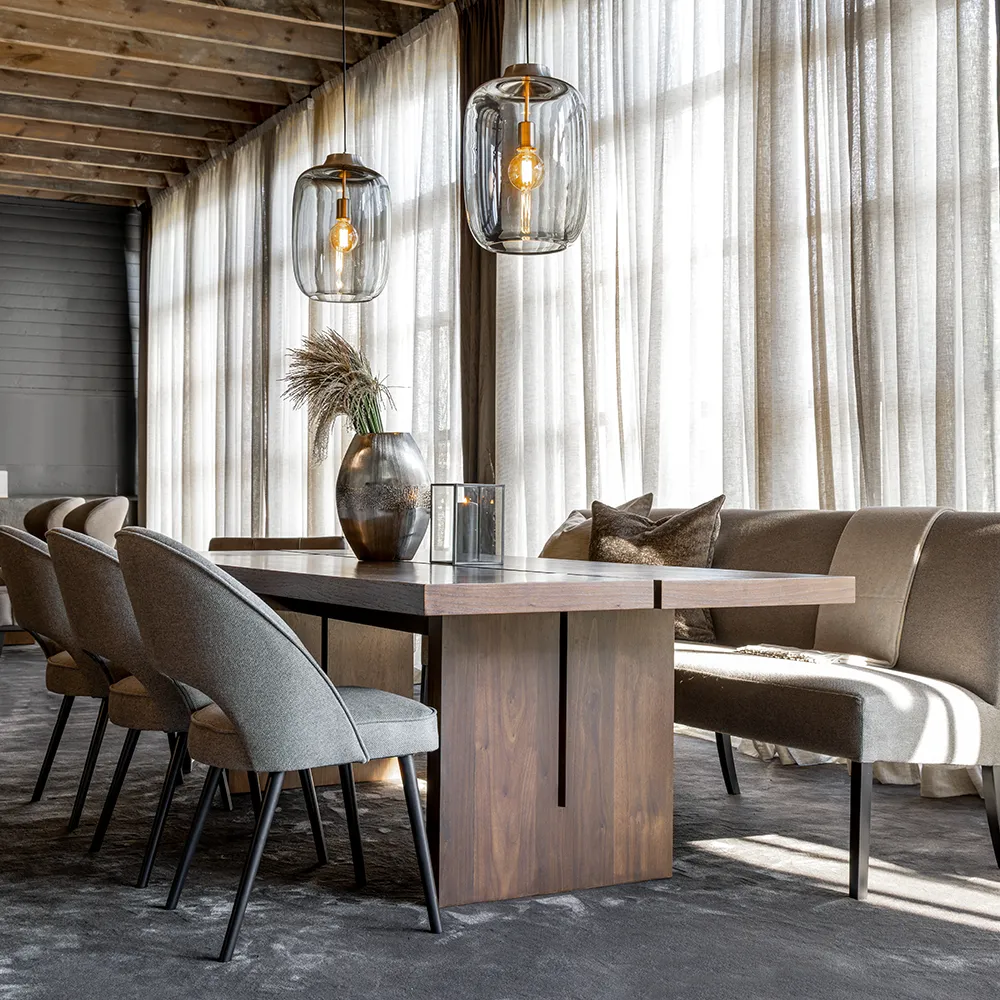 Maddox dining table brown