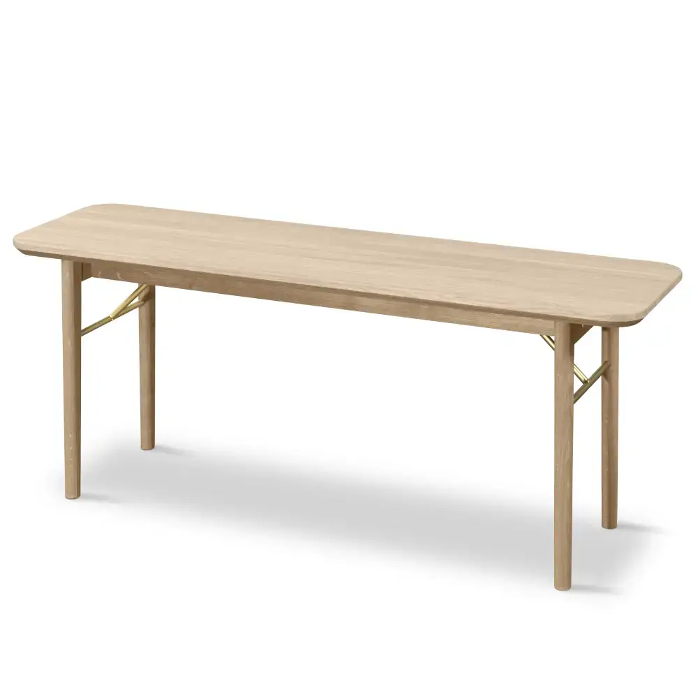Bench SM832 Dark lacquered oak