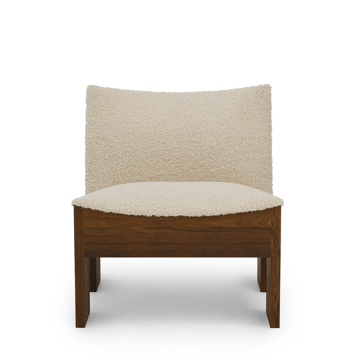 Lounge Chair Tenon Fumed Oak Spacedust