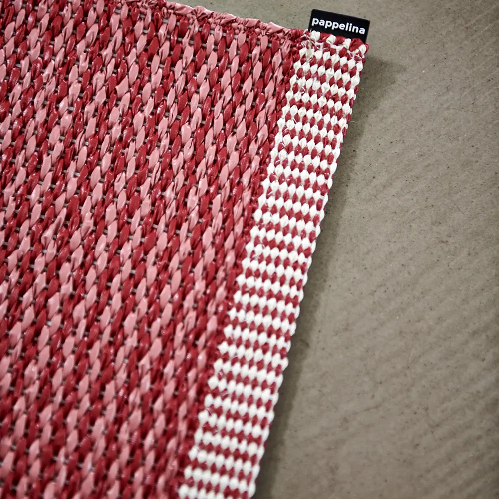 Mono Carpet 60x250 cm blush / dark red