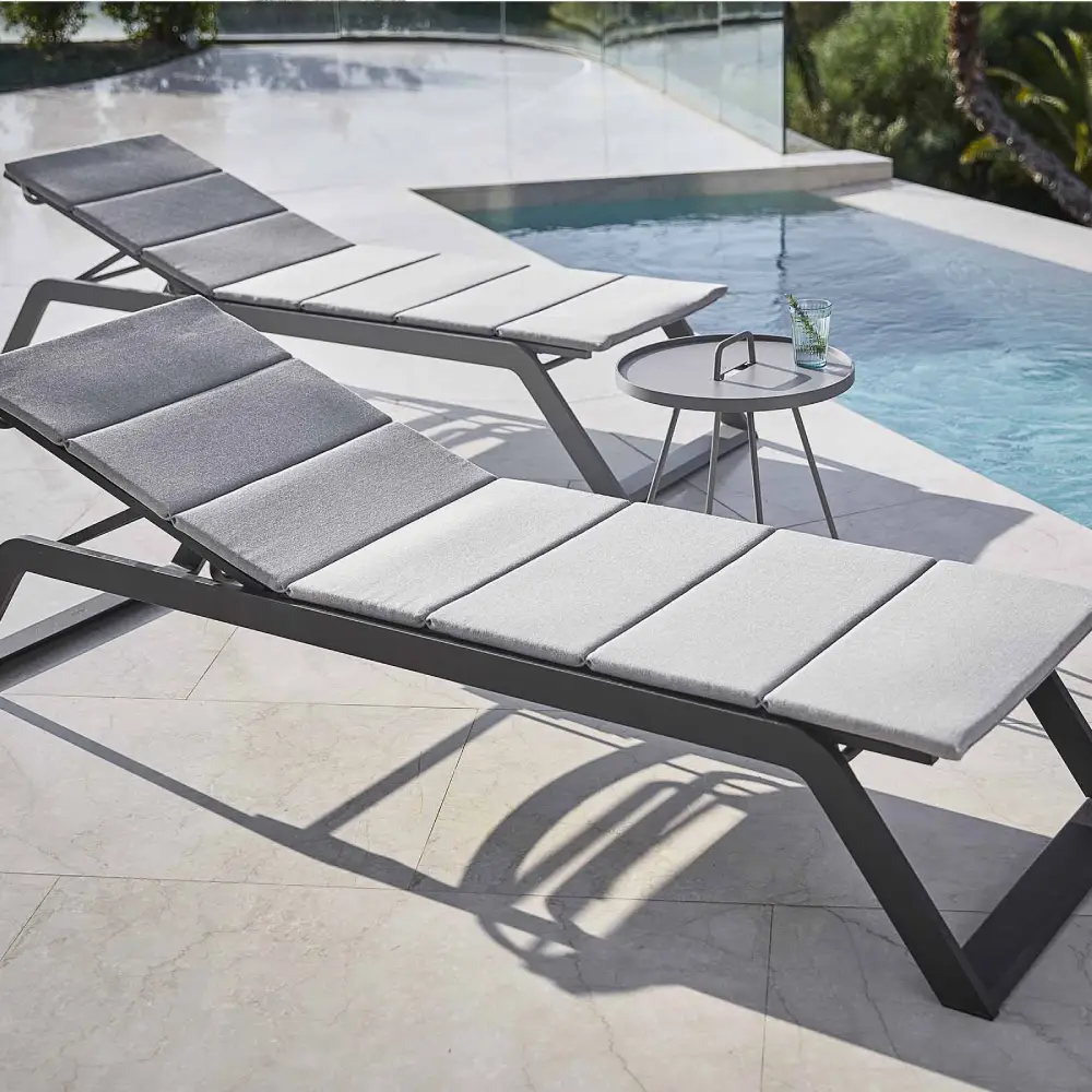 Siesta sunbed cushion Light grey