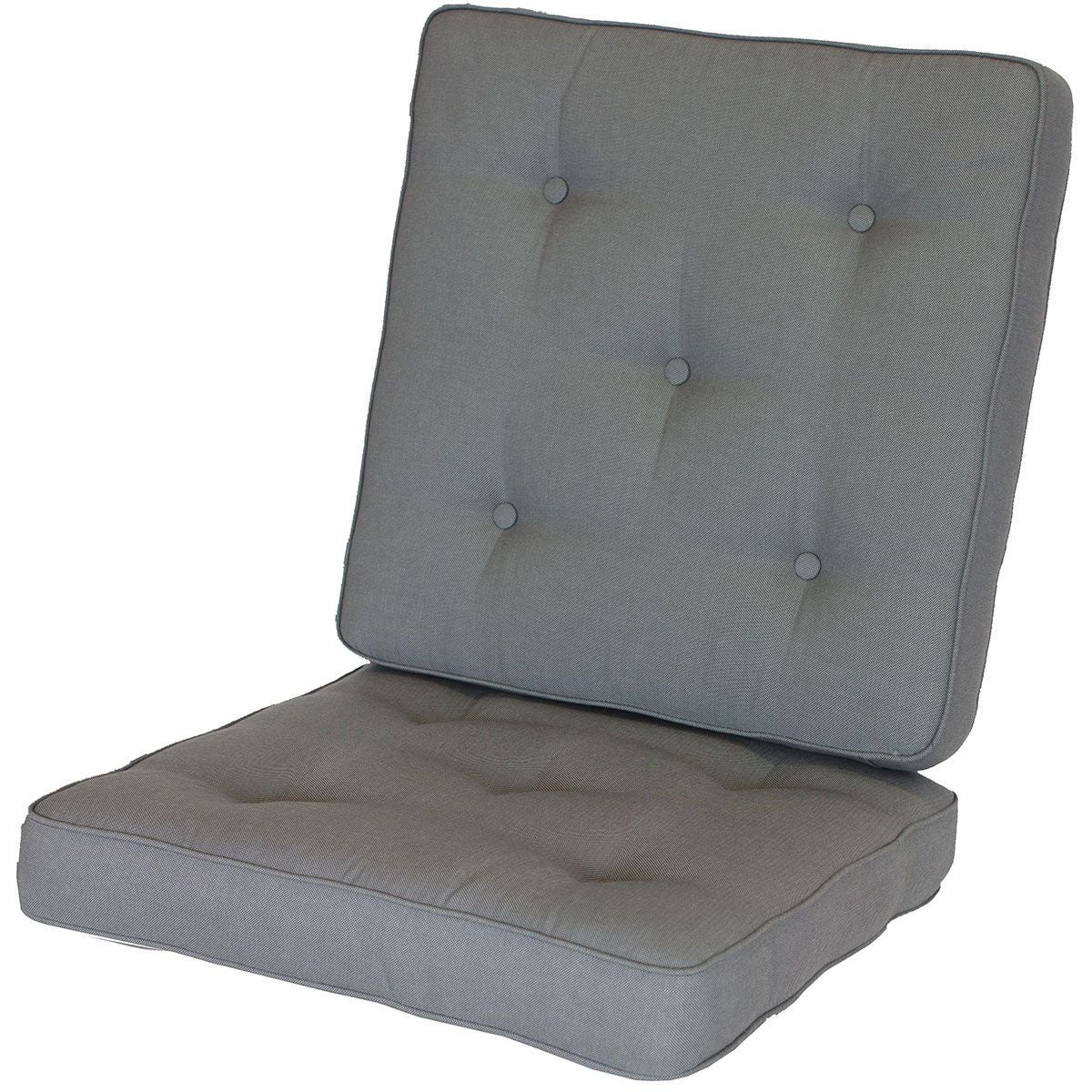 Avanti seat cushion/back cushion grey 55x55 ECO