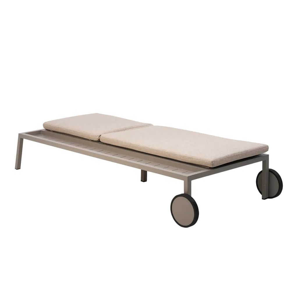 2-pack Samvaro sun lounger  Khaki / Sand