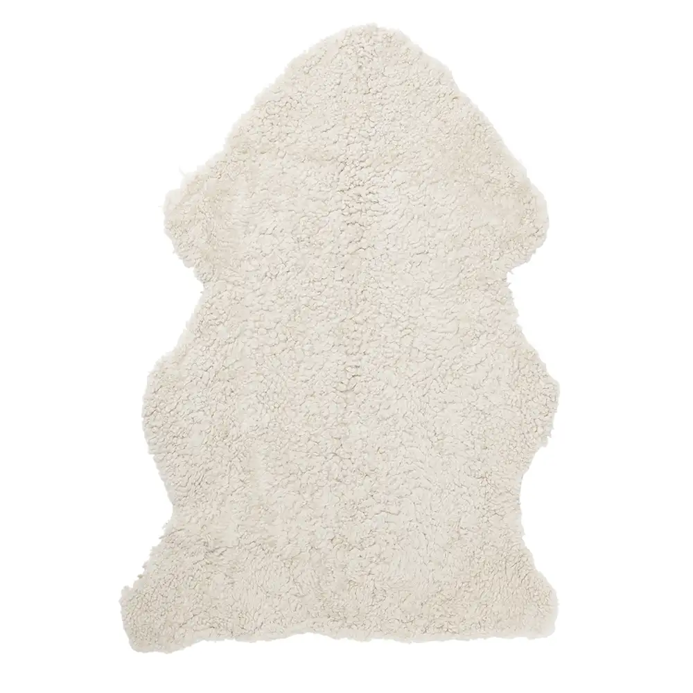 Curly sheepskin 60x95 cm Beige moonlight