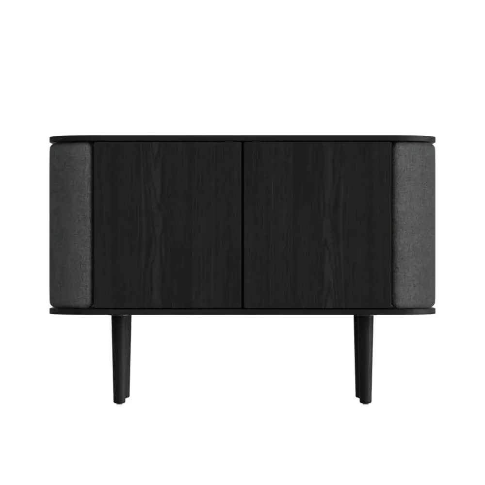 Treasures 2-door cabinet Black Oak/Shadow