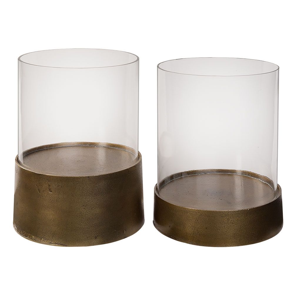 Candle lanterns Celano Antique Brass