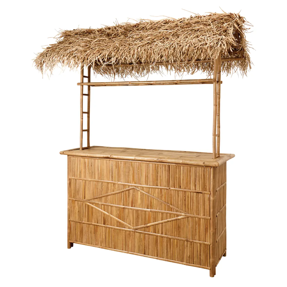 ANTONIO Bar with grass roof Natural