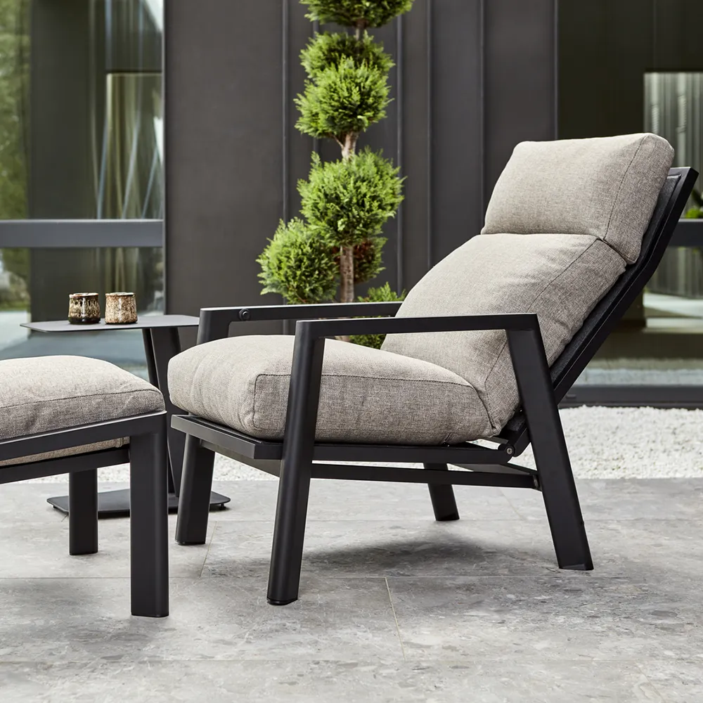 Slide Armchair & Footstool Group