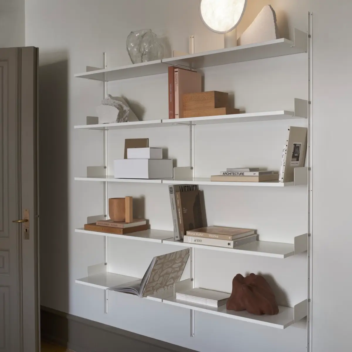 New Works Library Shelf  White/White