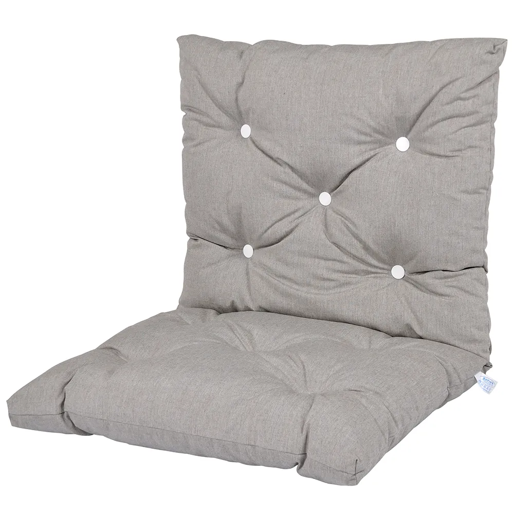 Low Flock Cushion Ash grey